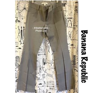 Banana Republic Sloan Fit Stretch Petite Gray Slacks Size 00P Petite Women Pant